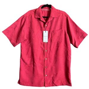 Caribbean Men's The Paradise Essentials Textured Short Sleeve Shirt